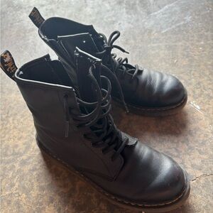 Dr. Marten Black Leather Boots